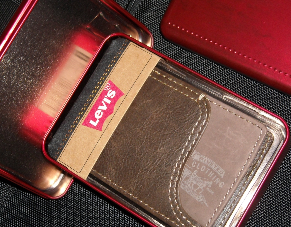 LEVI'S portofel dedicat pentru carduri, portofel de vara, portofele maro